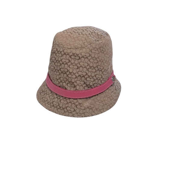 Coach Signature‎ Jacquard Bucket Hat Tan/Brown main image 5